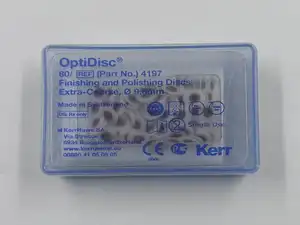 KERR OPTIDISC BİTİM VE CİLA / PARLATMA DİSKLERİ (80 ADET) EXTRA KALIN 9.6 MM #4197